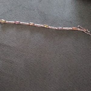 Colored silver and gold different stones 925 silve